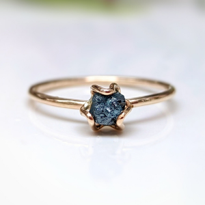 Blue diamond Ring