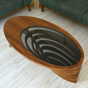 Natural Walnut Coffee Table