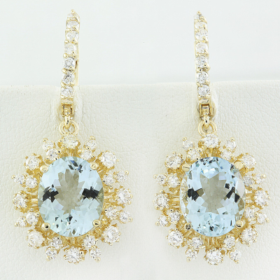 Aquamarine Earrings 