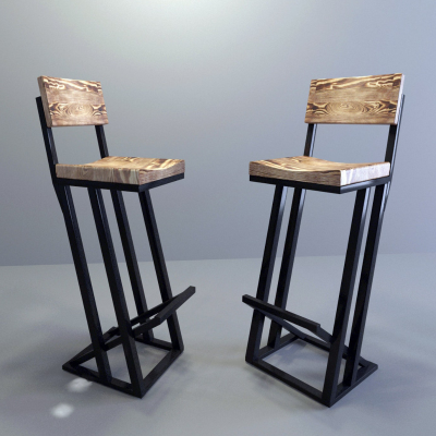 Wood Bar Stool
