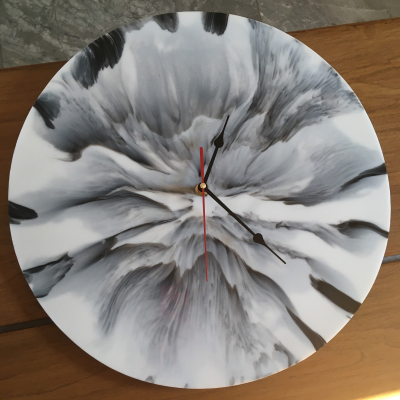 Epoxy Marble Effect Clock
