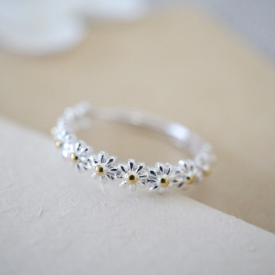 Flower Gold Ring 