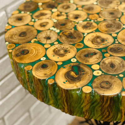 Epoxy table live edge style