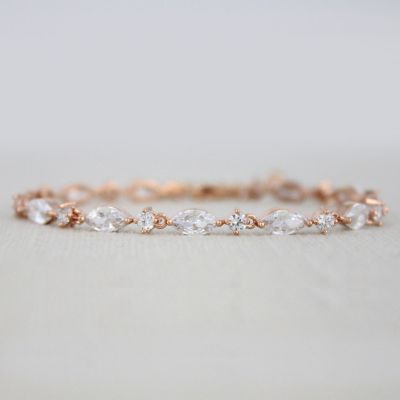 Rose Bridal Bracelet