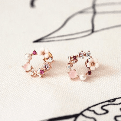 Rose Gold Earrings