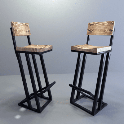 Wood Bar Stool