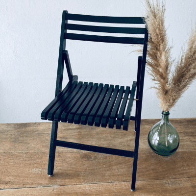 Black Folding Chair