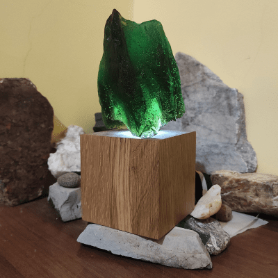 Emerald Green Night Lamp