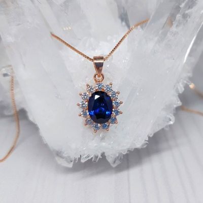 Dainty Sapphire Necklace