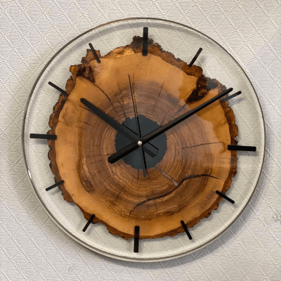 Rustic Wood Clock 